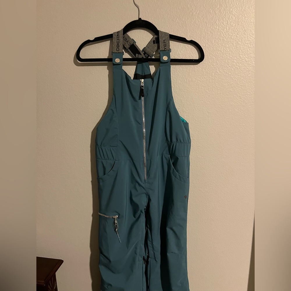 Blue snow Jumpsuit with Adjustable Straps and Durable Material